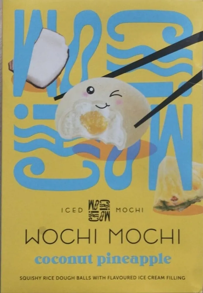 Wochi iced mochi coconut pineapple