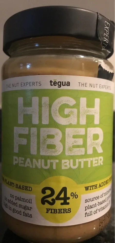 High fiber peanut butter