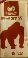 Chocolate Makers Lait 37% Gorilla
