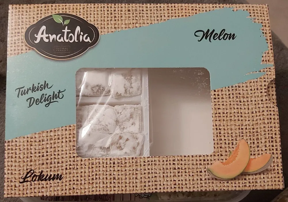 Anatolia turkish delight lokum melon