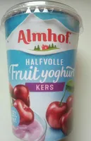 Halfvolle fruityoghurt kers