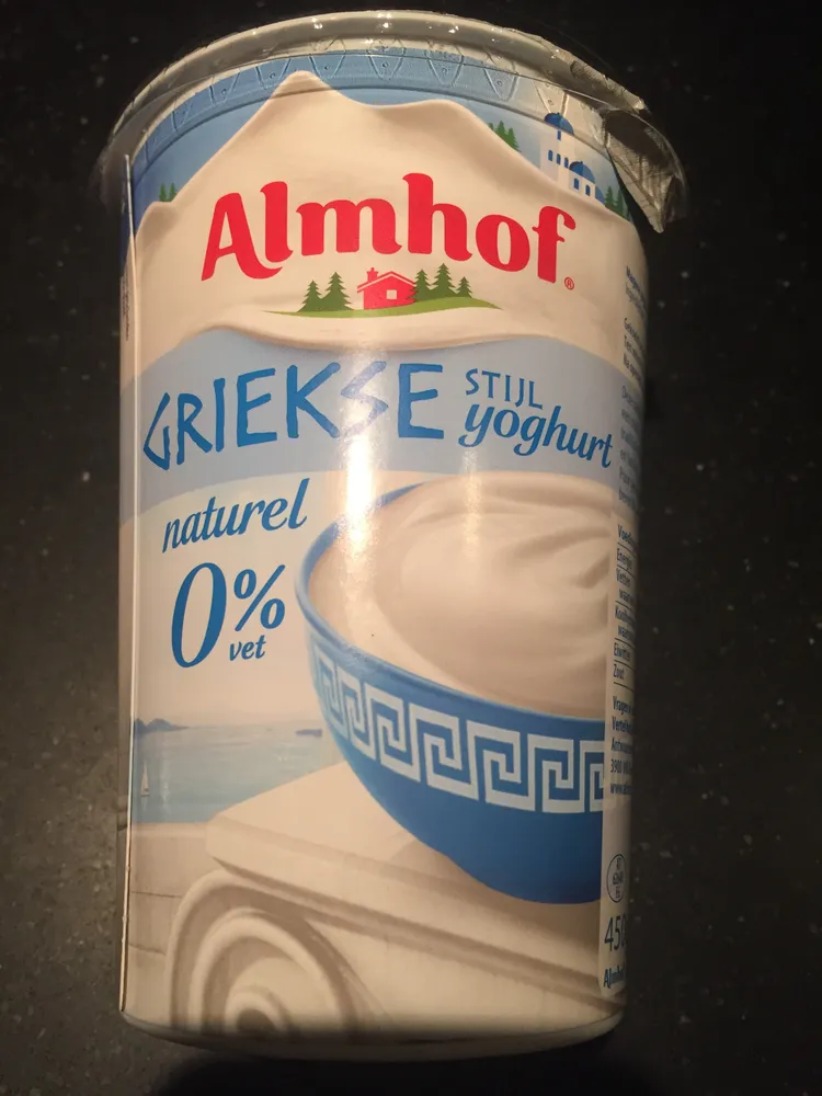 almhof griekse yoghurt 0%