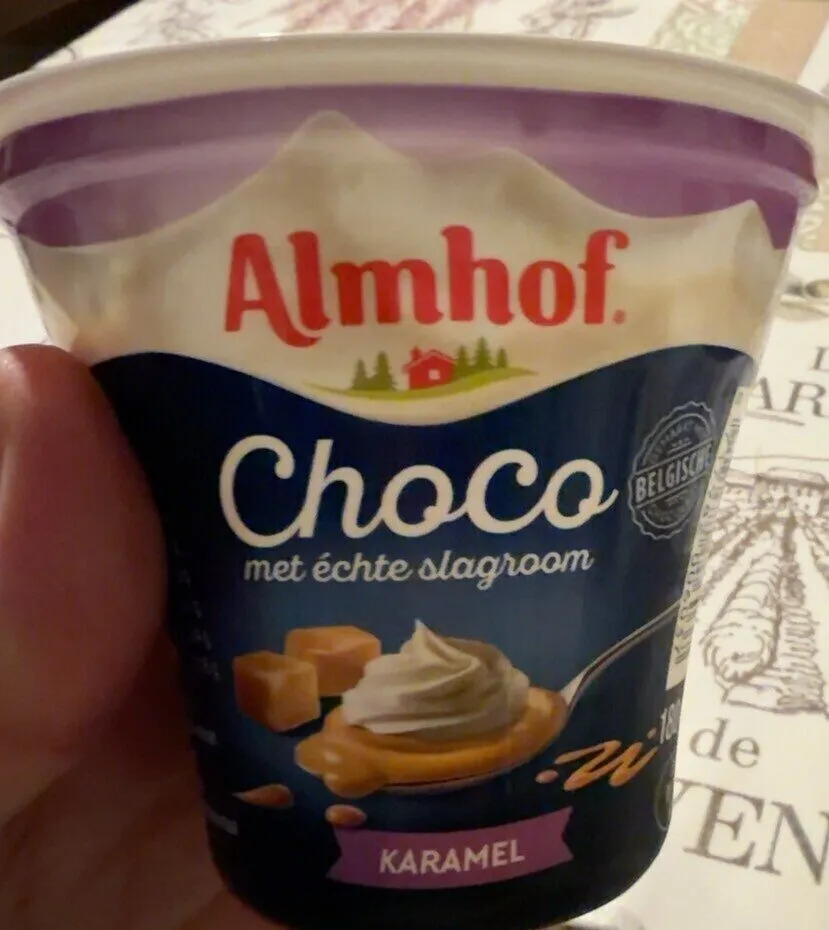 Choco met échte slagroom Karamel