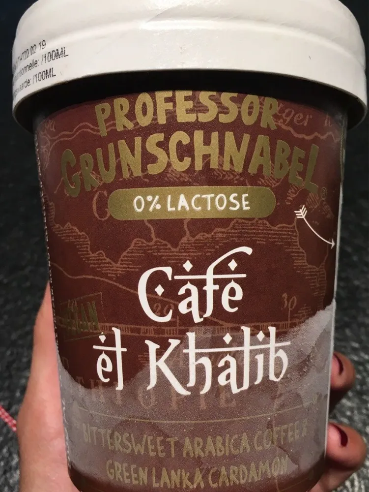Glace Cafe et Khalib