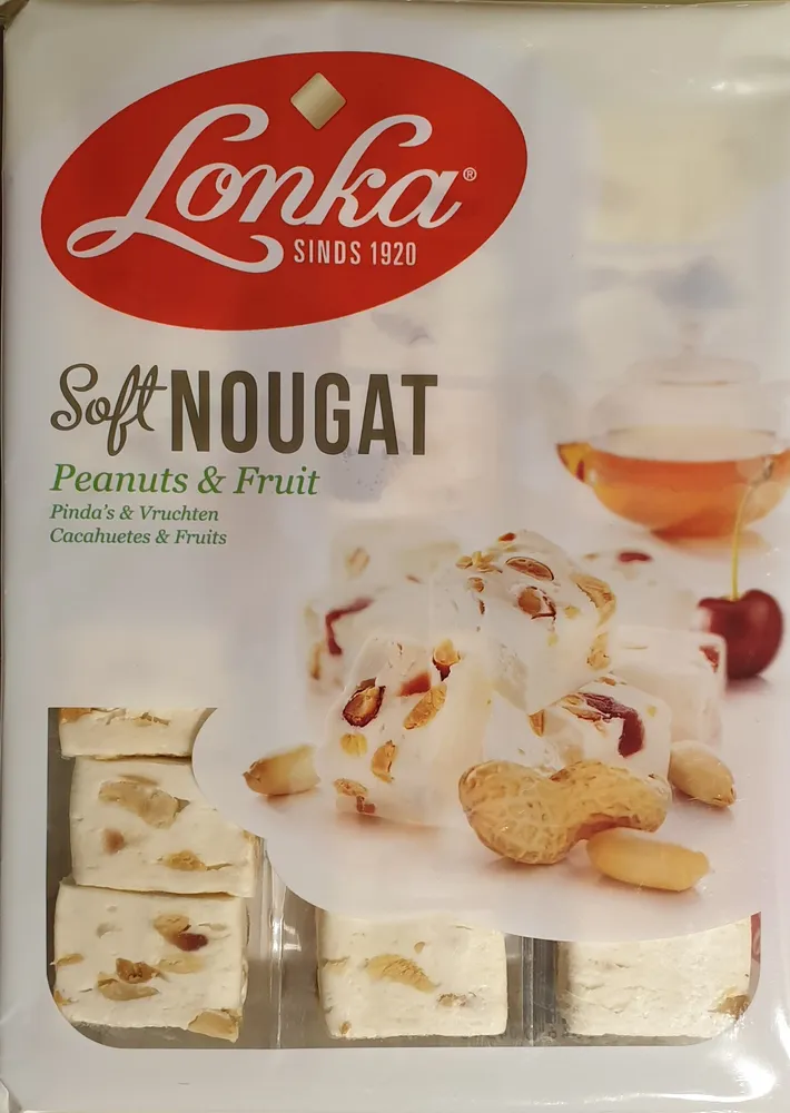 Lonka Softnougat Pinda-vruchten 210 Gram