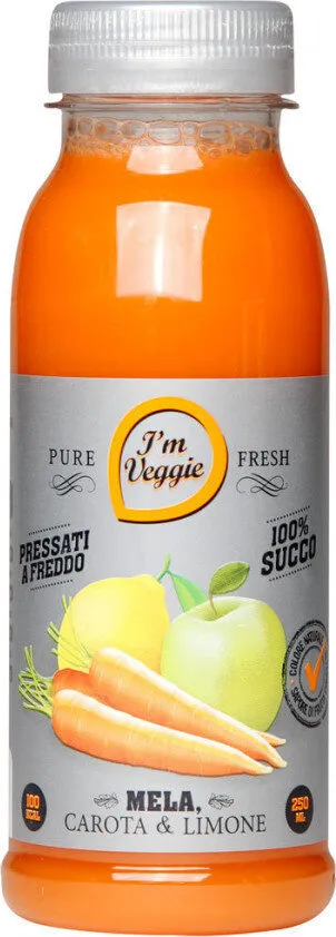 Succo di mela carota e limone
