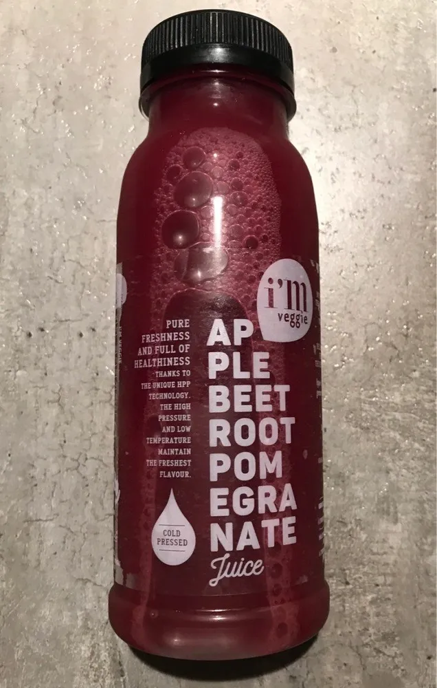 Apple beetroot pomegranate juice