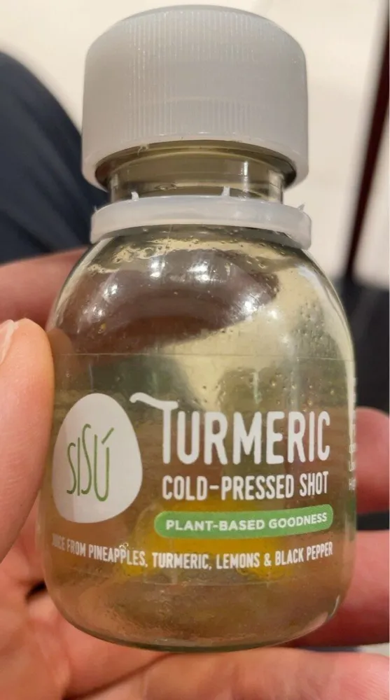 Turmeric cold - pressed shot