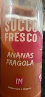 Succo fresco ananas fragola