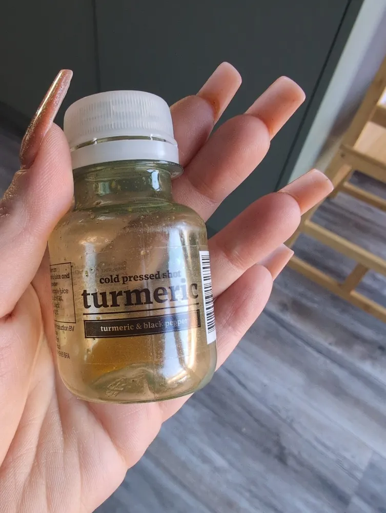 Turmeric and black pepper cold pressed Shot