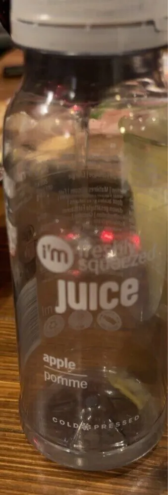 i'm freshly squeezed juice apple