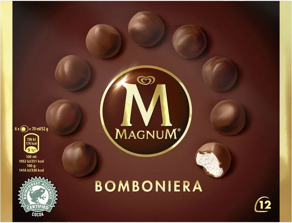 Magnum Glace Bomboniera Classic x12 140ml