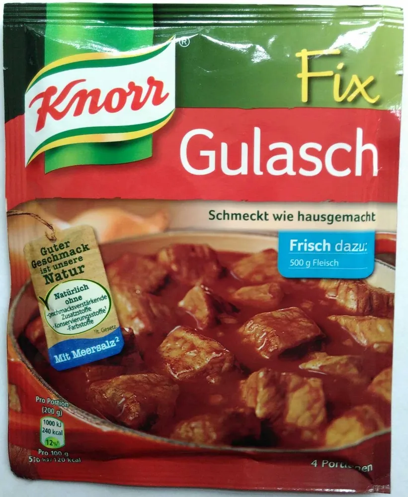 Knorr Fix Sosse Gulasch Fix