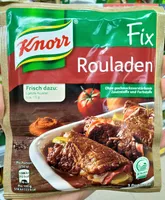 Knorr Fix Sosse  Rouladen