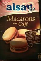 Macarons au café