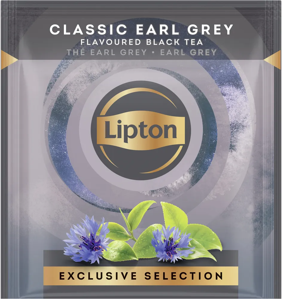 Lipton Exclusive Selection Thé Noir Earl Grey 25 sachets pyramides