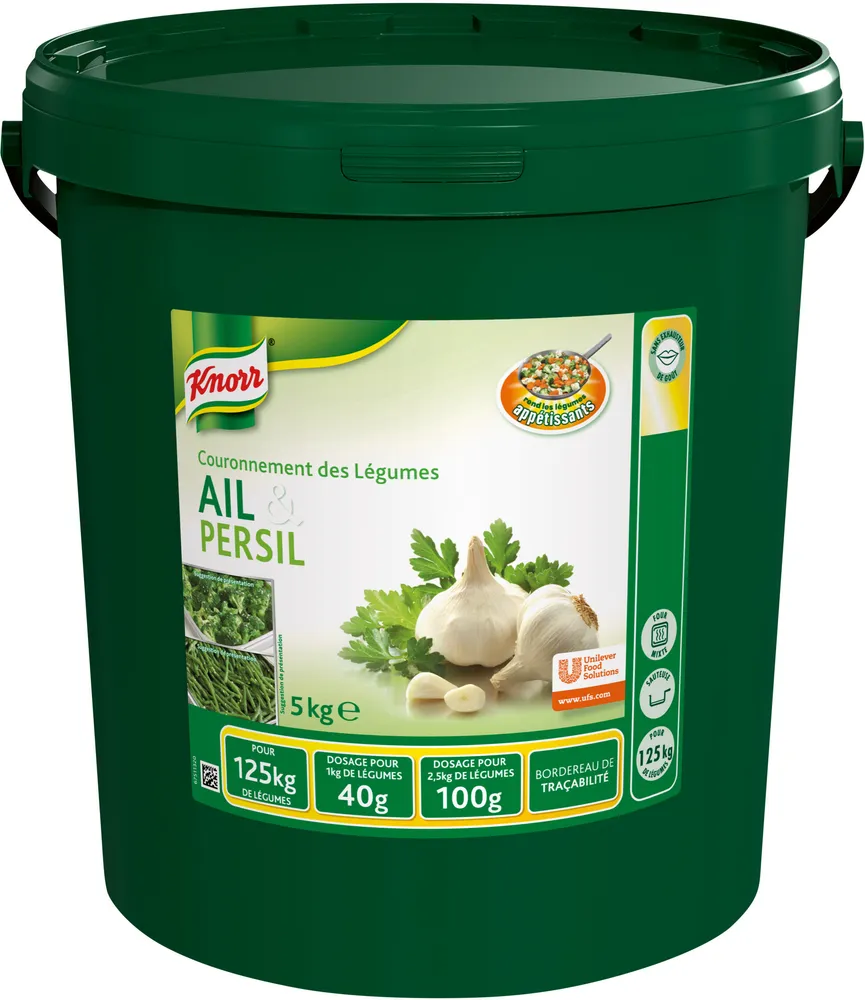 Knorr Couronnement de légumes Ail & Persil déshydraté 5kg