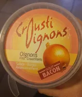 Oignons fruits croustillants goût bacon