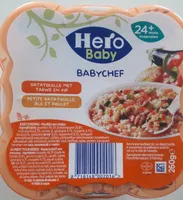 Ratatouille blé et poulet Babychef