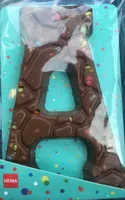 Lettre en chocolat