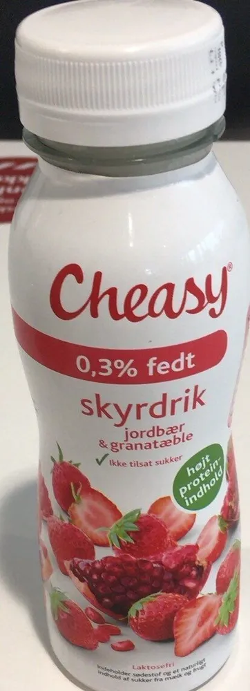 Skyrdrik jordbær & granatæble 0.3% fedt