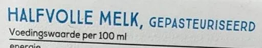 Halfvolle melk