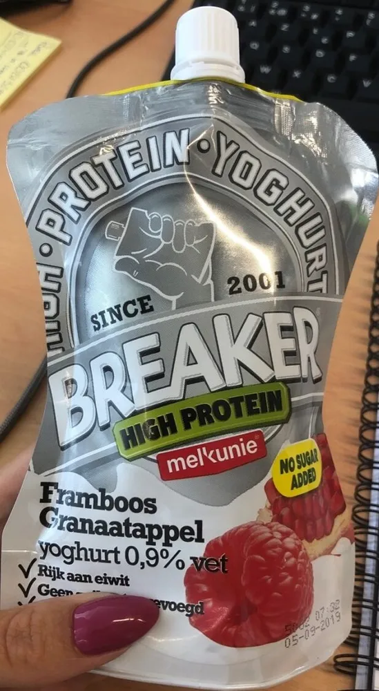 Breaker high proteine Framboos Granaatappel