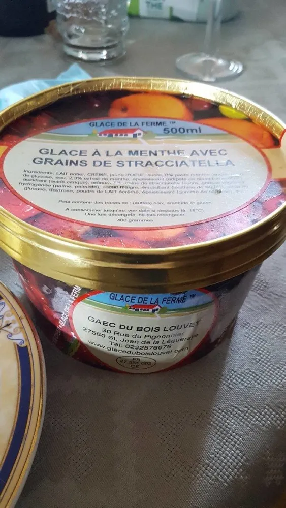 Glace de la ferme