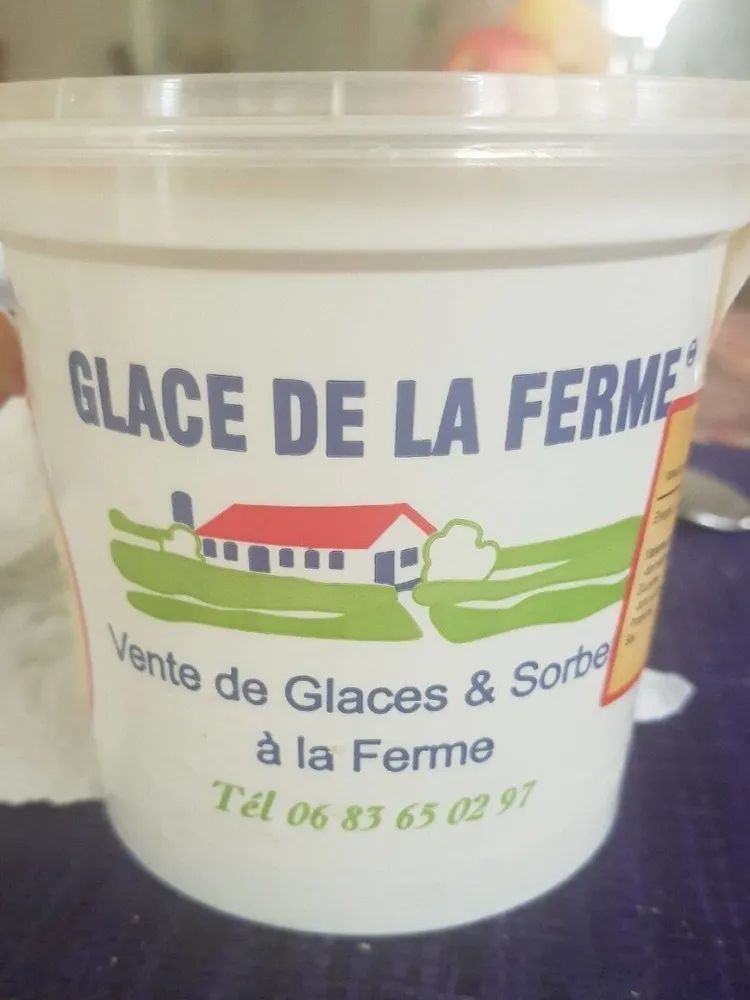Glace de la ferme