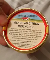 Glace artisanal citron meringuée