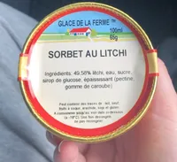 Sorbet au litchi
