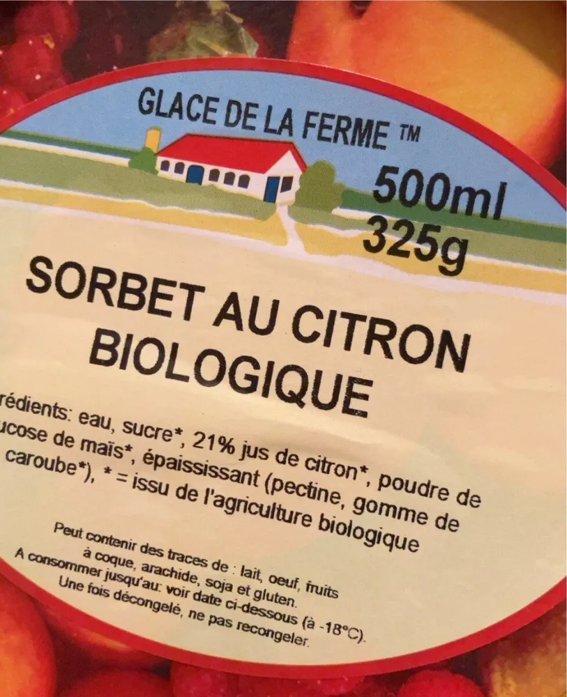 Sorbet au citron