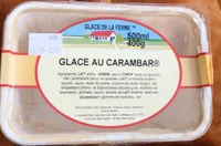 Glace au carambar