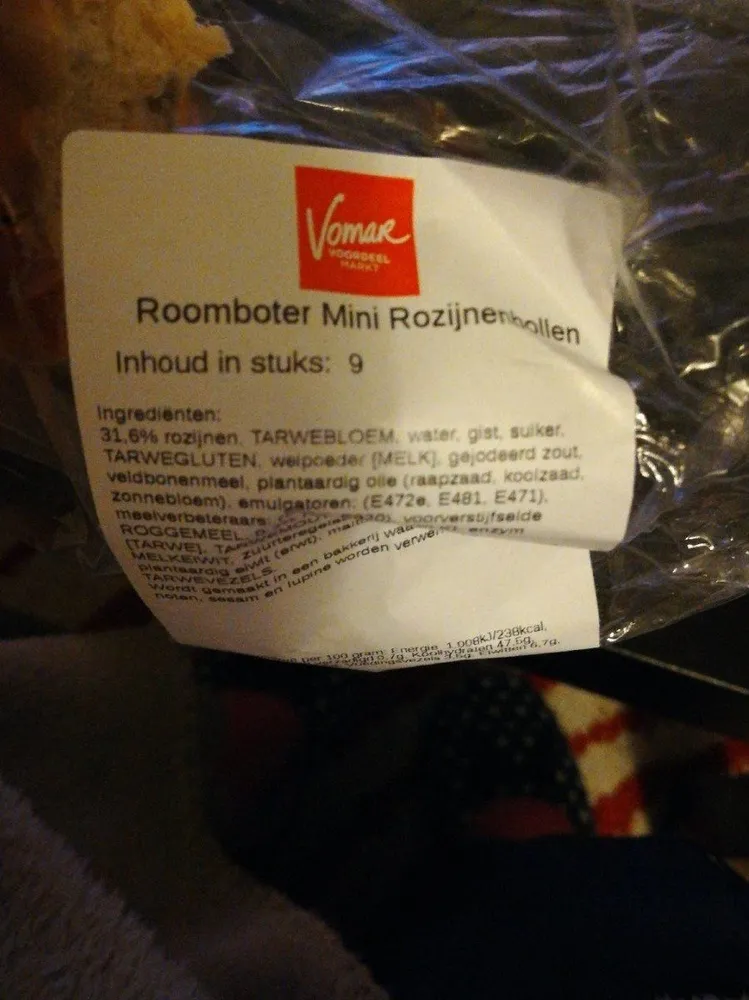 Roomboter mini rozijnenbollen