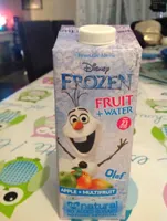 Frozen fruit+water