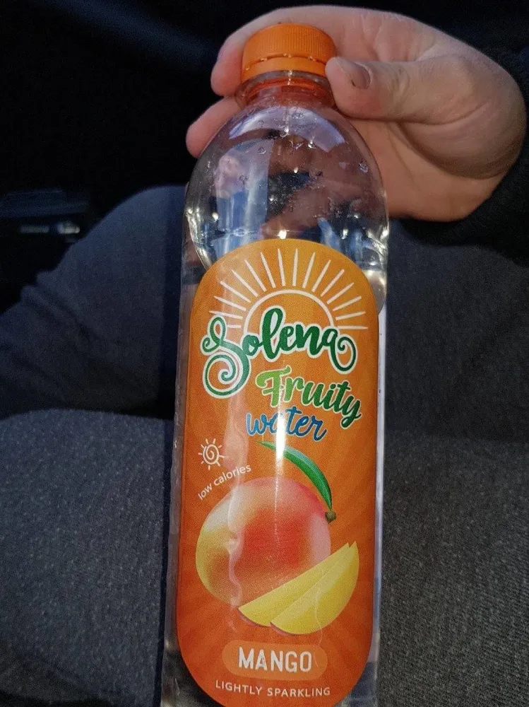 Eau gazeuse mangue low calories