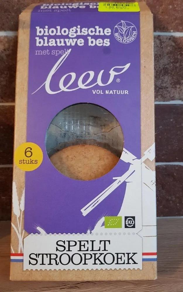 Biscuit fourré à la myrtille biologisch