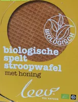 Biologische spelt stroopwafel