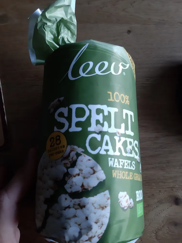 Spelt cakes wafels whole grain Bio