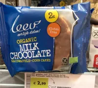 Organic milk chocolate maiswafels