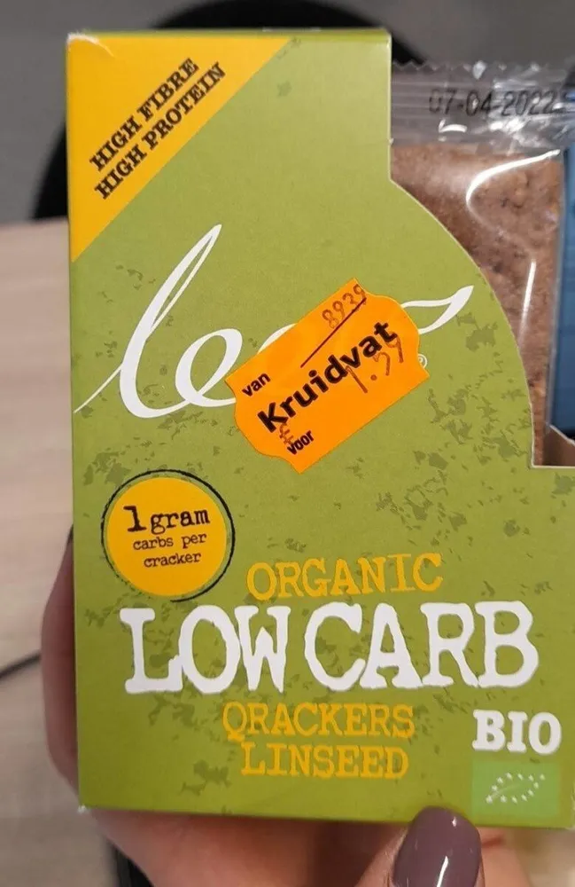 Qrackers Linseed organic low carb