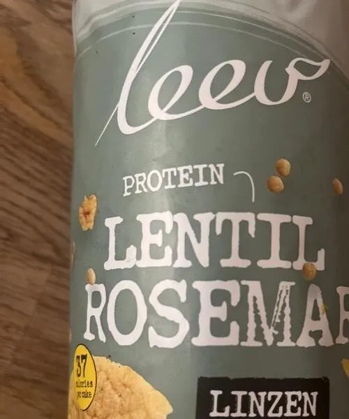 Lentil rosemary wafels