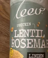 Lentil rosemary wafels