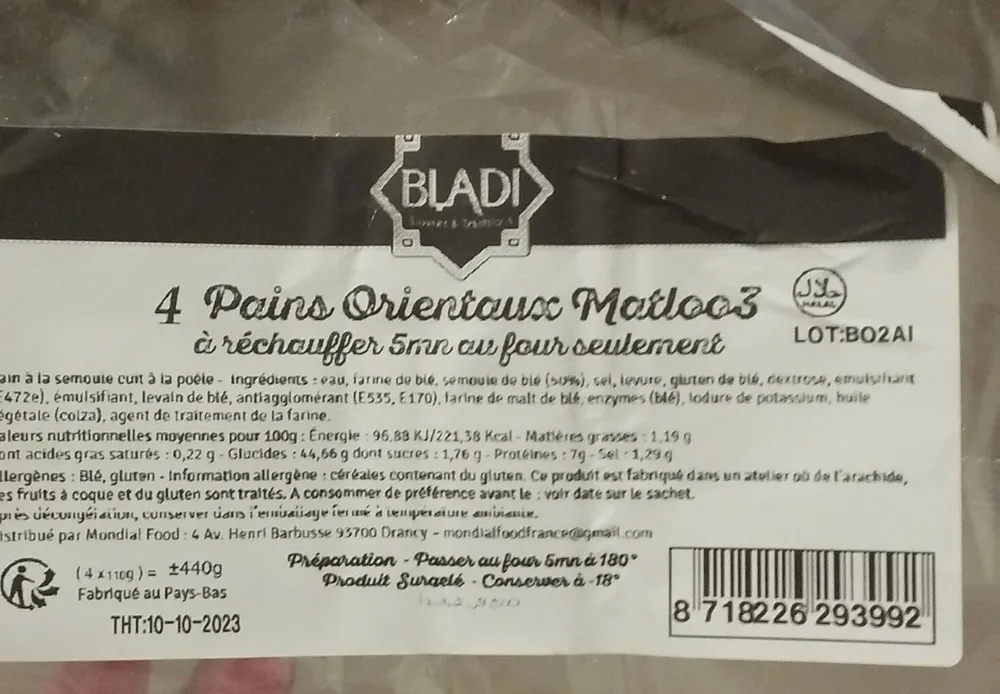 4 Pains Orientaux Matloo3