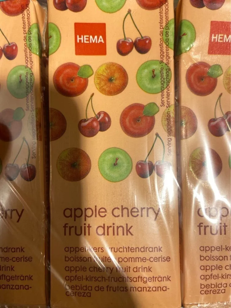 Jus de cerise pommes