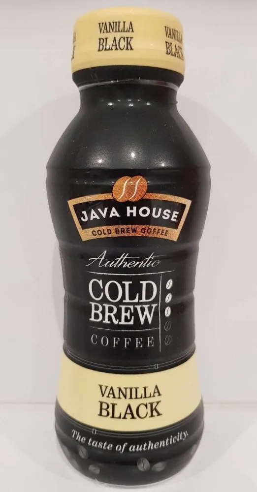 JavaHouse ColdBrewCoffee Vanilla Black