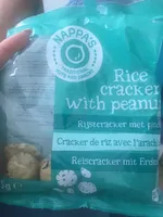 Crackers de riz avec cacahuetes