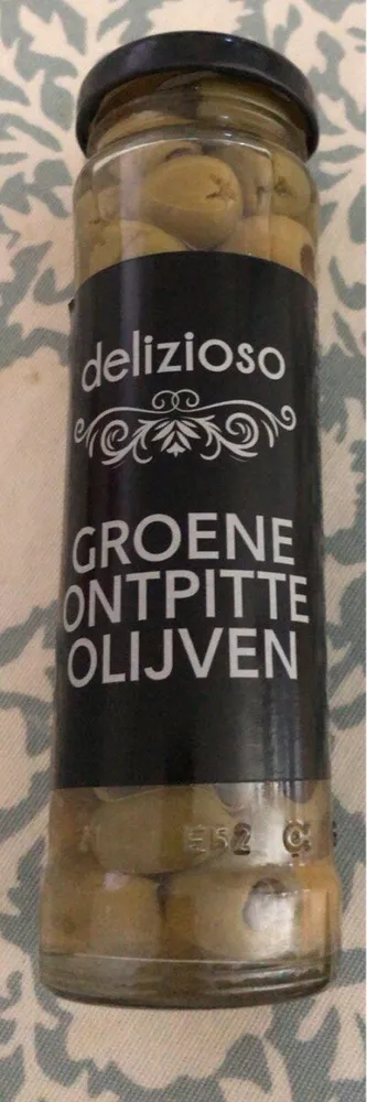 groene ontpitte olijven