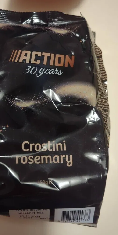 Crostini. rosemary
