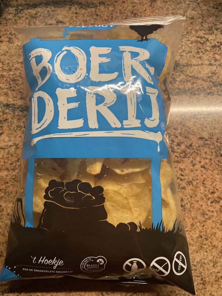 Gezouten aardappelchips